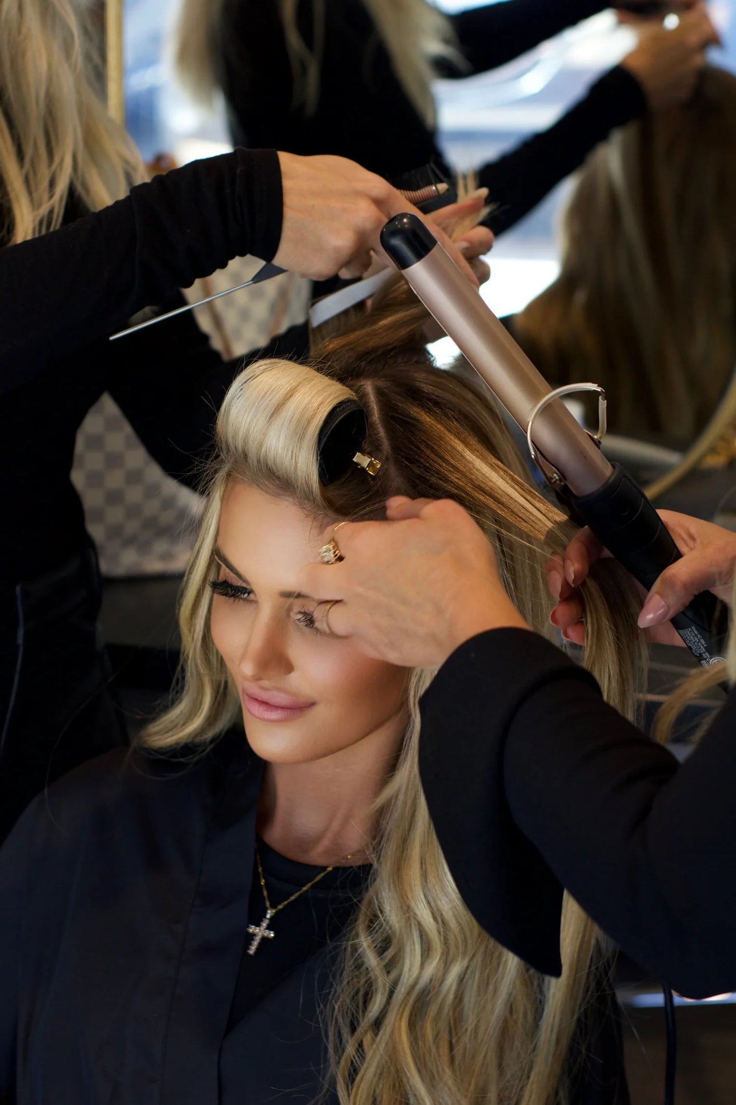 Luxury K-TIP Hair Extension Install